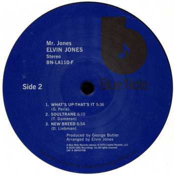 LP Elvin Jones: Mr. Jones