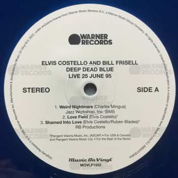 LP Elvis Costello: Deep Dead Blue (Live 25 June 95) LTD | NUM | CLR