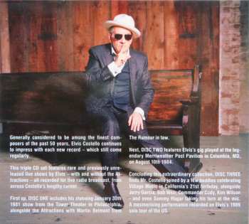 3CD Elvis Costello: Transmission Impossible Legendary Radio Broadcasts 