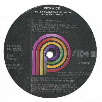 LP Elvis Presley: Let's Be Friends