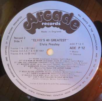 2LP Elvis Presley: 40 Greatest Hits