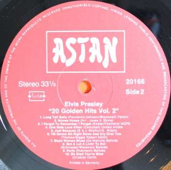 3LP/Doos Elvis Presley: 60 Golden Hits