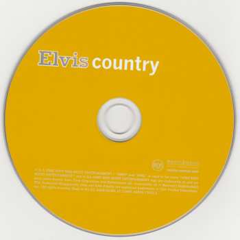 CD Elvis Presley: Elvis Country
