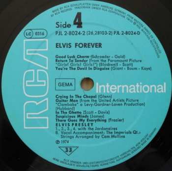 2LP Elvis Presley: Elvis Forever (32 Hits) (2xLP)