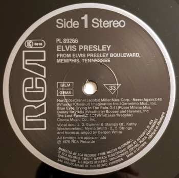 LP Elvis Presley: From Elvis Presley Boulevard, Memphis, Tennessee