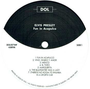 LP Elvis Presley: Fun In Acapulco CLR | LTD