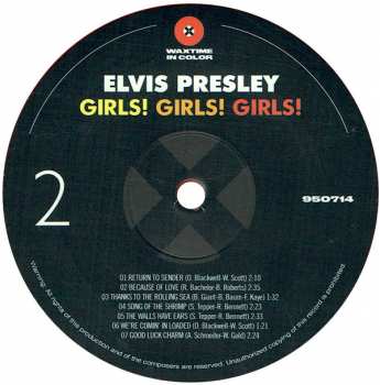 LP Elvis Presley: Girls! Girls! Girls! LTD | CLR