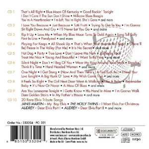 10CD/Doos Elvis Presley: Golden Boy  (All 146 Originals From The King 1954-1960 & 20 Rare Elvis-Tribute Songs)