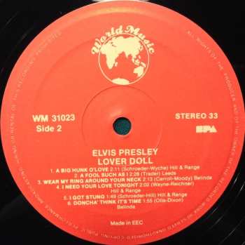 12LP/Doos Elvis Presley: His Best Years 1954-1960  -  Complete Works