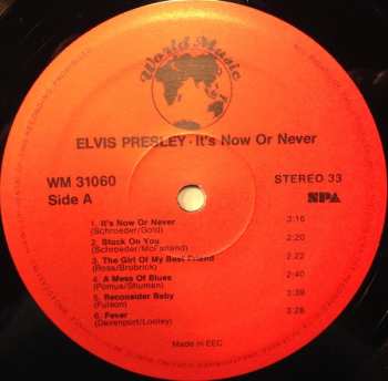 12LP/Doos Elvis Presley: His Best Years 1954-1960  -  Complete Works