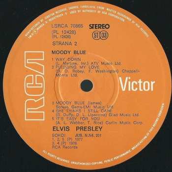LP Elvis Presley: Moody Blue