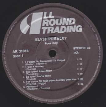 LP Elvis Presley: Poor Boy