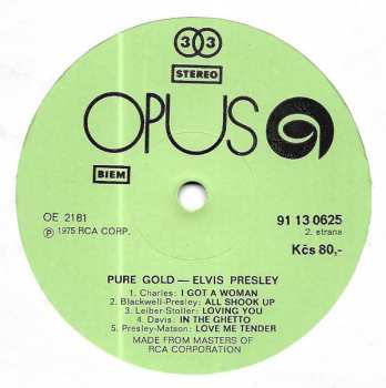 LP Elvis Presley: Pure Gold