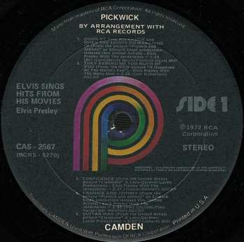 LP Elvis Presley: Elvis Sings Hits From His Movies (Volume 1)
