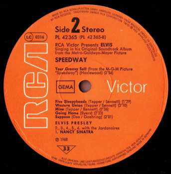 LP Elvis Presley: Speedway