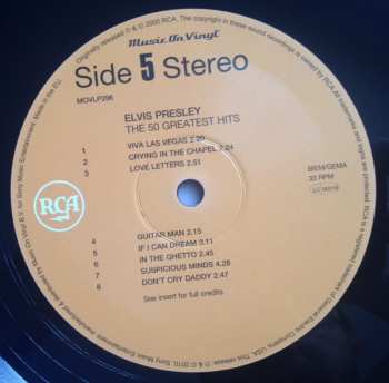 3LP Elvis Presley: The 50 Greatest Hits