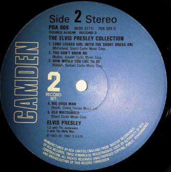 2LP Elvis Presley: The Elvis Presley Collection