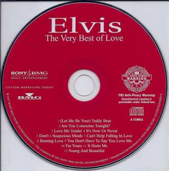 CD Elvis Presley: The Very Best Of Love