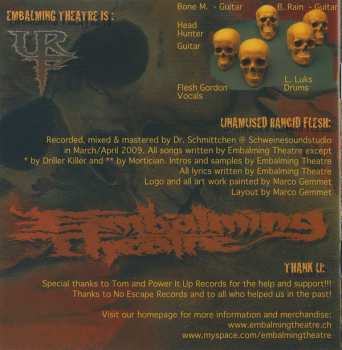 CD Embalming Theatre: Unamused Rancid Flesh