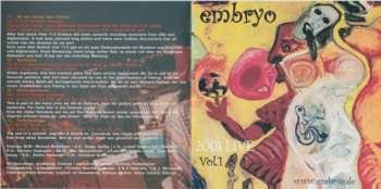 CD Embryo: 2001 Live Vol. 1 