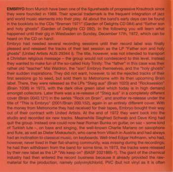 CD Embryo: Wiesbaden 1972