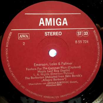 LP Emerson, Lake & Palmer: Emerson, Lake & Palmer