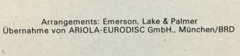 LP Emerson, Lake & Palmer: Emerson, Lake & Palmer