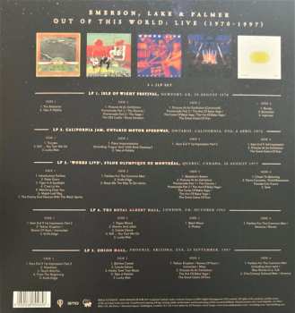 10LP/Doos Emerson, Lake & Palmer: Out Of This World: Live (1970-1997) DLX