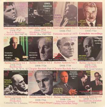 CD Johannes Brahms: Emil Gilels Legacy Vol. 4