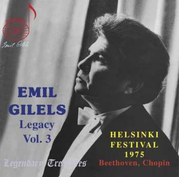Album Emil Gilels: Legacy Vol. 3 - Live Performance, Helsinki Festival, August 24, 1975