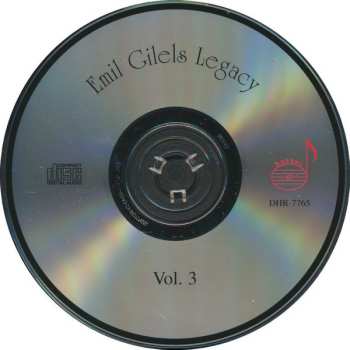 CD Emil Gilels: Legacy Vol. 3 - Live Performance, Helsinki Festival, August 24, 1975