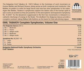 CD Emil Tabakov: Complete Symphonies, Volume One