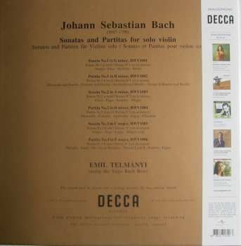 3LP/Doos Johann Sebastian Bach: Three Sonatas And Three Partitas For Unaccompanied Violin
