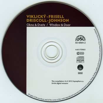 CD Bill Frisell: Okno & Dveře / Window & Door