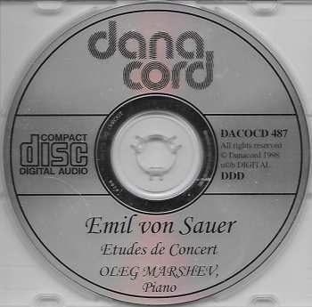 CD Oleg Marshev: Etudes De Concert