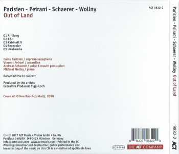 CD Vincent Peirani: Out Of Land