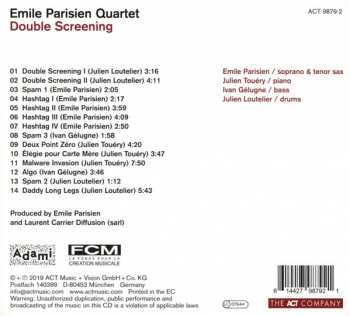 CD Emile Parisien Quartet: Double Screening