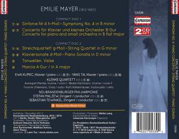 2CD Emilie Mayer: Symphonie No. 4 - Piano Concerto - String Quartet - Piano Sonata