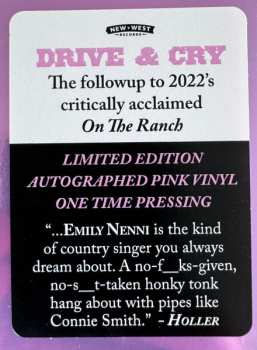 LP Emily Nenni: Drive & Cry CLR | LTD