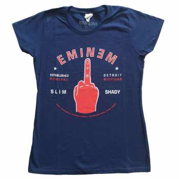 Merch Eminem: Dames T-shirt Detroit Finger 