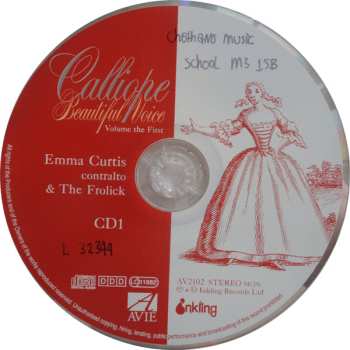 2CD Emma Curtis: Calliope Beautiful Voice - Volume The First