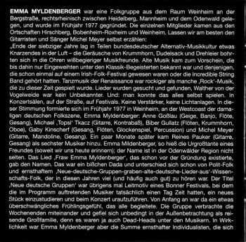 CD Emma Myldenberger: Emma Myldenberger