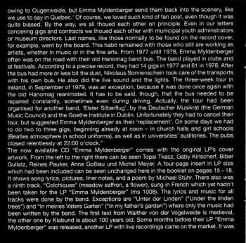 CD Emma Myldenberger: Emma Myldenberger