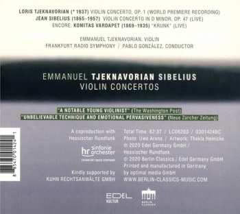 CD Jean Sibelius: Violin Concertos