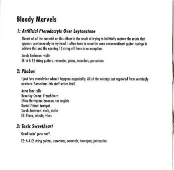CD Emmett Elvin: Bloody Marvels