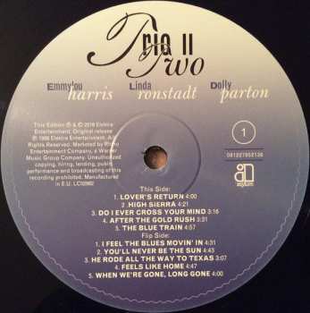 LP Emmylou Harris: Trio II