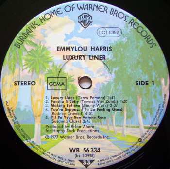 LP Emmylou Harris: Luxury Liner