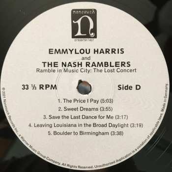 2LP Emmylou Harris: Ramble In Music City: The Lost Concert