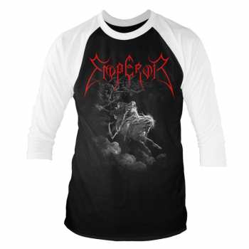 Merch Emperor: T-shirt S Tříčtvrtečním Rukávem Rider (black/white)