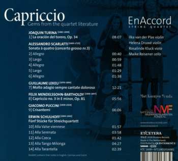 CD EnAccord: Capriccio: Gems From The Quartet Literature